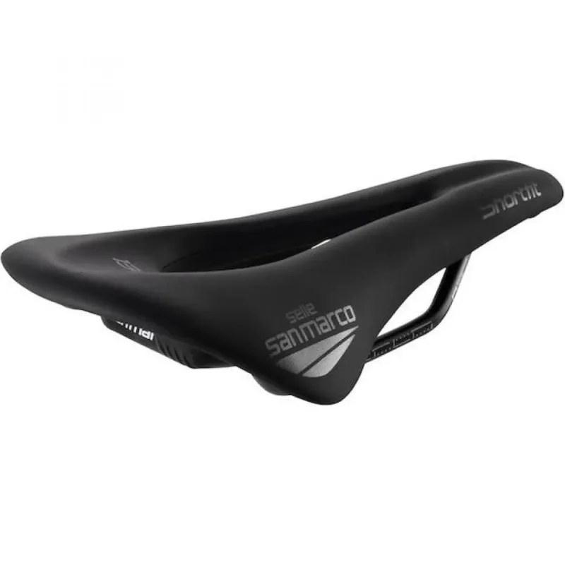 Selle San Marco Sattel Shortfit 130 Racing 130 x 255 mm Schwarz - maximaler Road-Performance-Komfort Meistverkauft