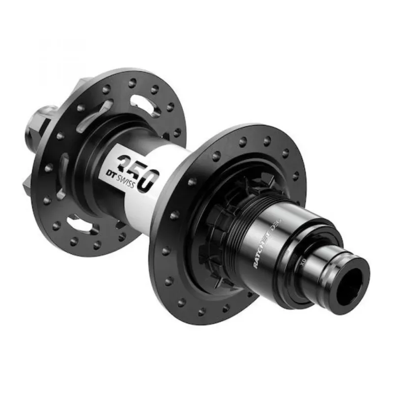 Aktuell DT Swiss Nabe MTB HR 350 DEG 28 Loch schwarz - minimale Eingriffswinkel - maximale Kontrolle - Naben HR MTB Boost