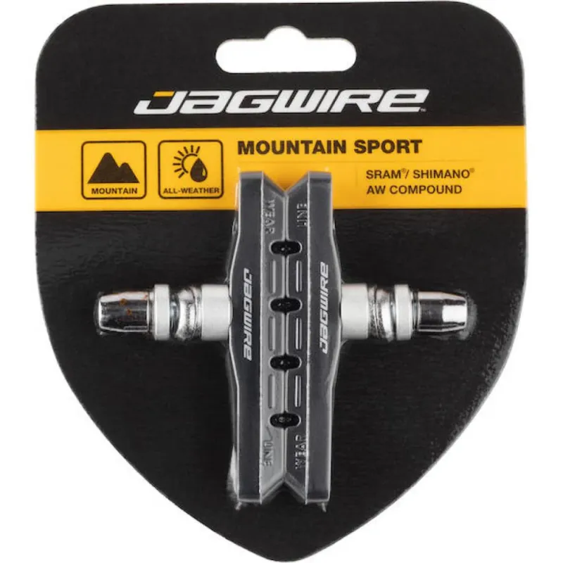 Preisreduziert Bremsschuhe Mountain Sport für V-Brake 70 mm schwarz - starke Bremsleistung bei jedem Wetter