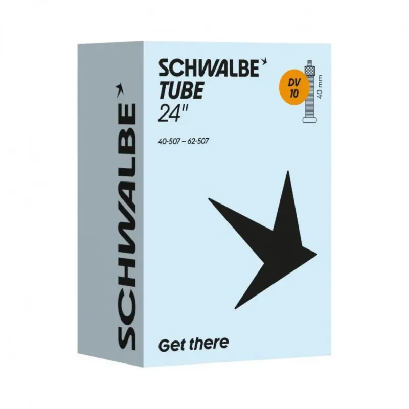 Preisreduziert Schwalbe SCHLAUCH DV10 40/62-507 40mm 40 - zuverlässiger Fahrradschlauch für Alltag und Tour