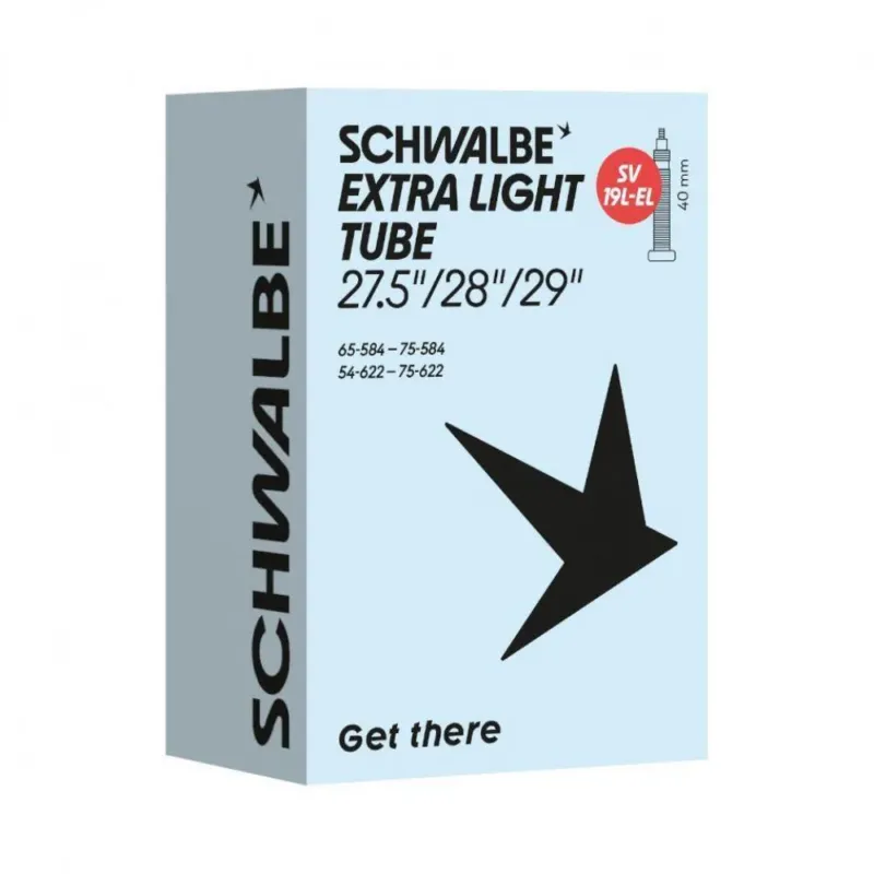 Neu Schwalbe Schlauch SV19L Extra Light 28 Zoll - Ultraleichter Rennrad Fahrradschlauch 54/75-584/622 mit Sclaverandventil