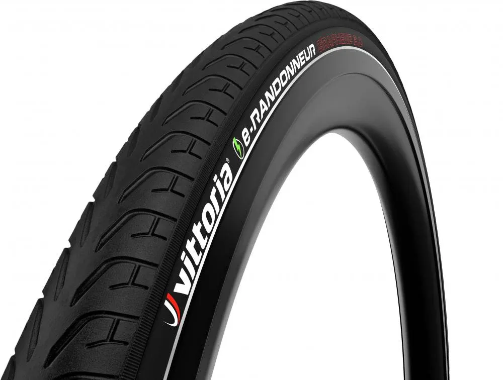 Wochenendangebot Vittoria e-Randonneur 29 Zoll (50-622) rigid Full Black 50 Black - pannensicherer E-Bike-Trekkingreifen