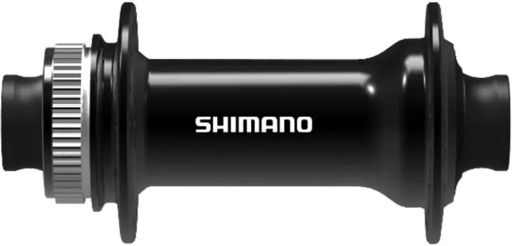 Preisknaller SHIMANO Vorderradnabe HB-TC500-15-B Center-Lock 28 Loch 15 - robuste Nabe für präzises Fahrverhalten