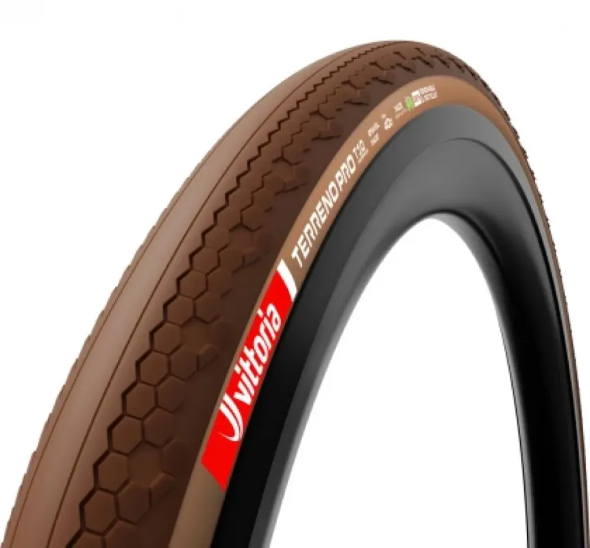 Rabatt Vittoria Terreno Pro T10 Hardpack 28 Zoll (45-622) Brown - Gravel-Reifen für maximale Effizienz