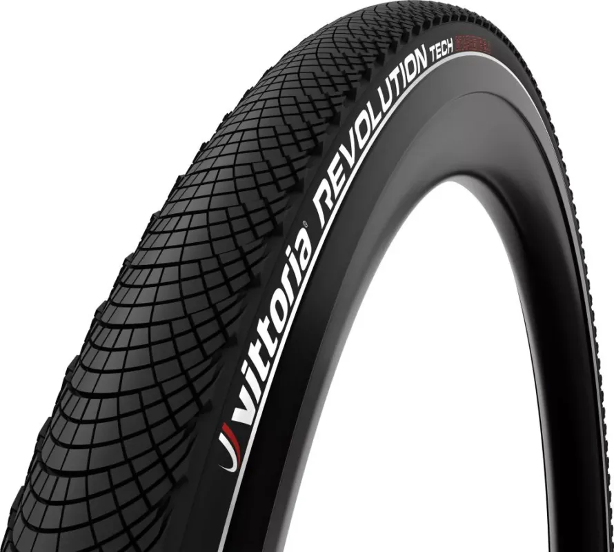Highlight Vittoria Revolution Tech 28 Zoll (40-622) rigid refl 40 Black - sicherer Allwetter-City- und E-Bike-Reifen