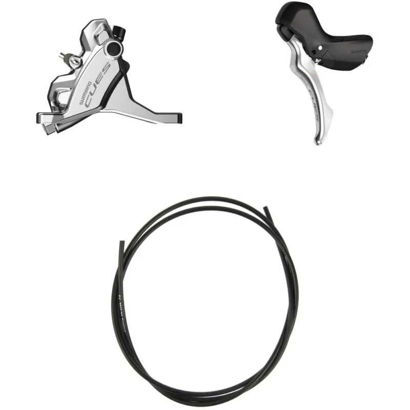 Kostenfreie Lieferung SHIMANO Scheibenbremse VR CUES ST-U6030/BR-U6030 1000 mm silber - moderne Ausführung