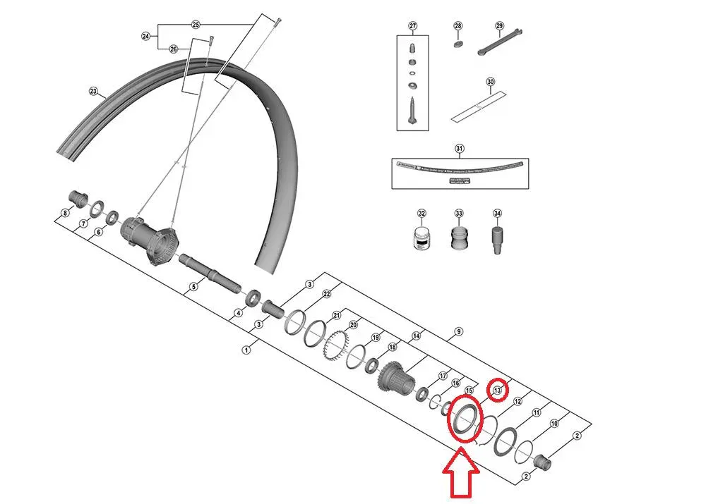 SHIMANO Dichtring FH-M9210-B außen 10 mm - zuverlässige Nabenabdichtung in moderner Ausführung Meistverkauft