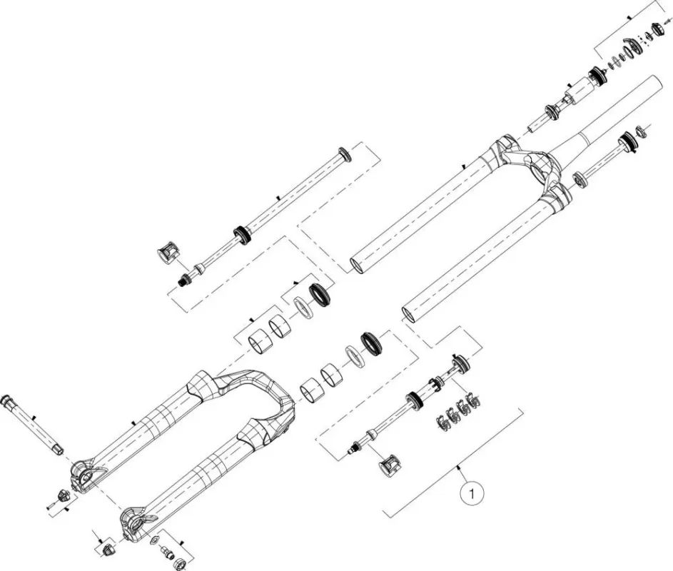 Angebot Manitou Luftkolbeneinheit Mattoc 3 Pro 27 Matt - präzises Air-Spring-Upgrade
