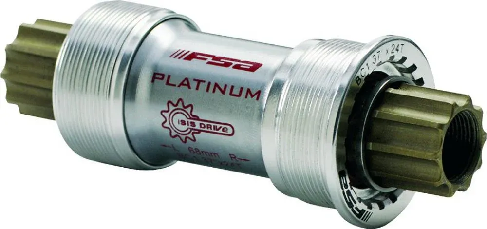 FSA Innenlager Platinum BSA68 auf ISIS 113 mm Silber - steif & langlebig Neuheit