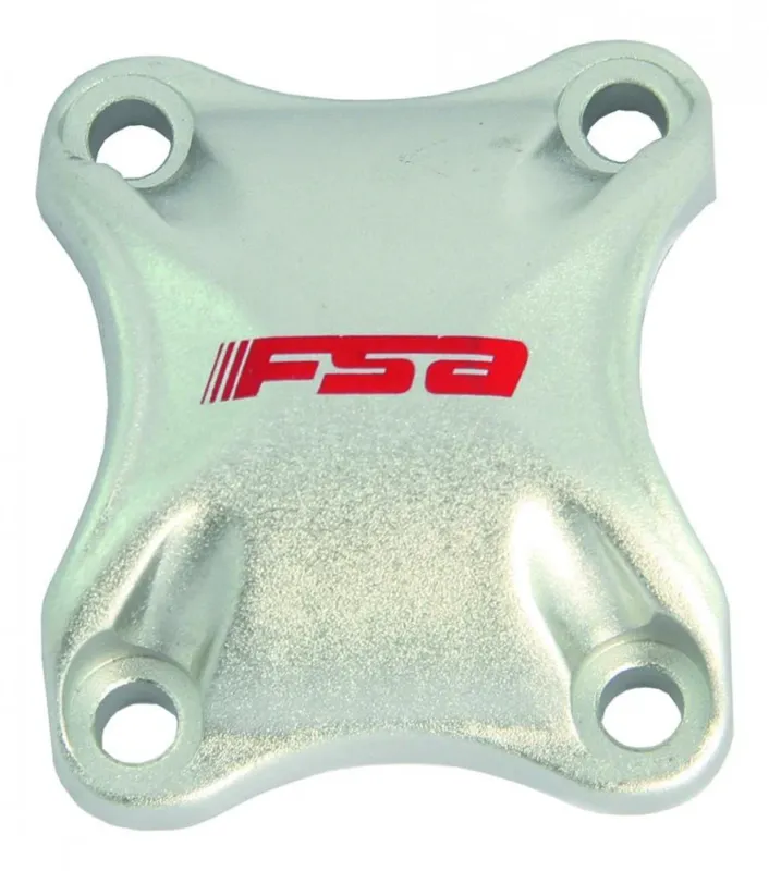 Highlight FSA Vorbaukappe für FSA und Gravity Ø31,8 mm Silber - sichere Klemmung