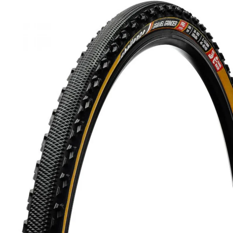 Challenge Gravel-Reifen Gravel Grinder Pro Handmade Clincher 36-622 Schwarz/braun - schneller Gravel-Allrounder Mega-Angebot