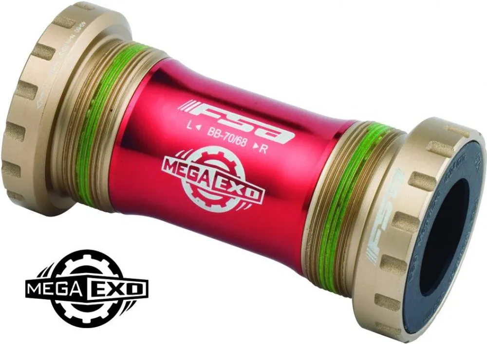 Neue Kollektion FSA Innenlager Road ITA70 auf MegaExo Ø 24 mm Gold - zuverlässige Performance für Rennräder