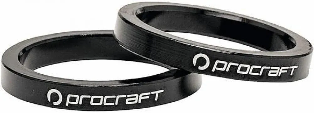 Markenware Procraft Ahead Spacer Alu 1 1/8 5 mm 1 1/8 Zoll schwarz - präzise Lenkerhöhe