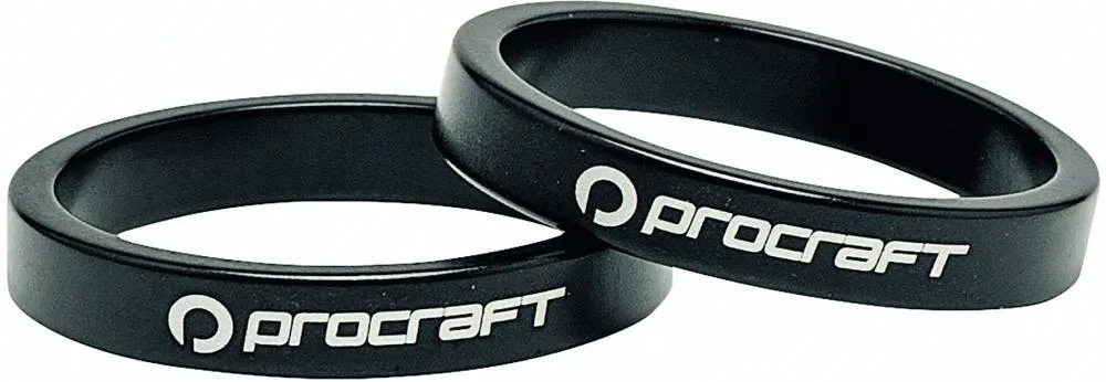 Procraft Ahead Spacer Alu 1 Zoll 5 mm 1 Zoll schwarz - präzise Lenkerhöhe Top-Angebot