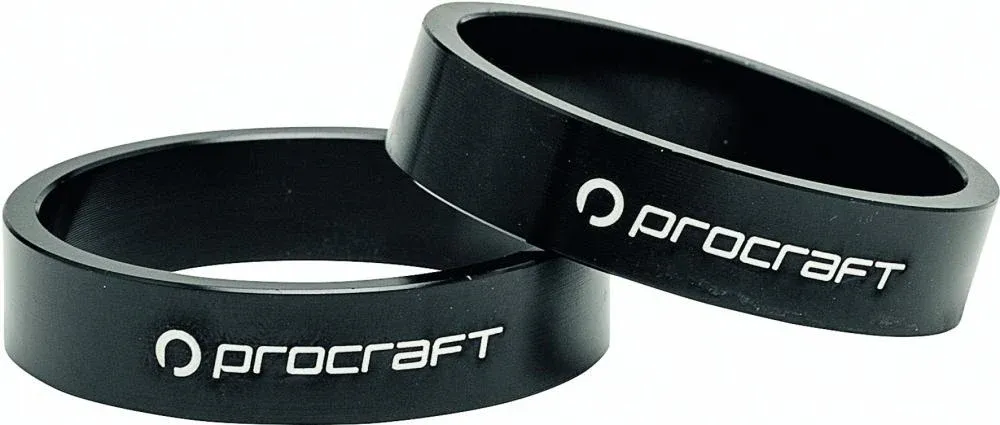 Procraft Ahead Spacer Alu 1.5 Zoll 10 mm 1.5 Zoll schwarz - präzise Lenkerhöhe Nur Für Kurze Zeit