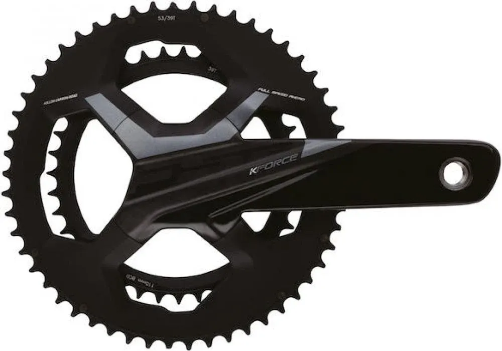 Garantierte Lieferung FSA Kurbelgarnitur K-Force Light Road BB386Evo 175 mm Schwarz - maximale Steifigkeit bei minimalem Gewicht