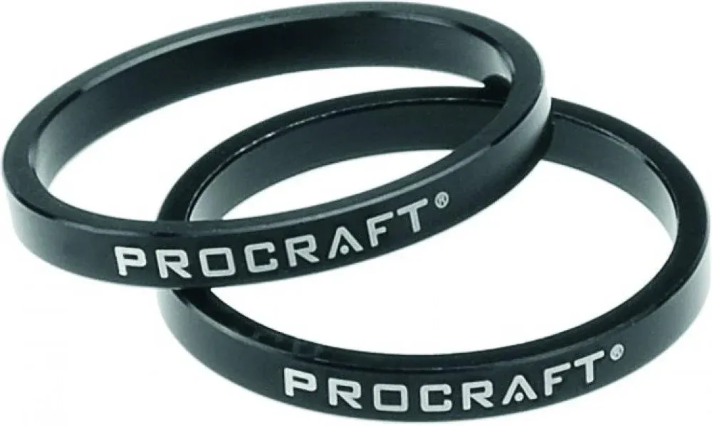 Ausverkauf Procraft Ahead Spacer Alu 1.5 Zoll 3 mm 1.5 Zoll schwarz - präzise Lenkerhöhen-Feinabstimmung