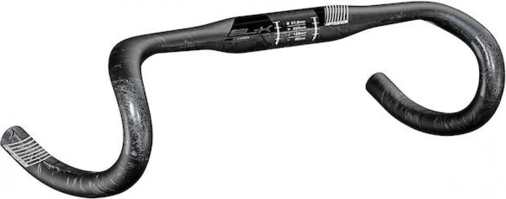 Preiswert FSA Lenker SL-K Road Compact 31,8 x 420 mm Schwarz - leichter Carbon-Rennradlenker