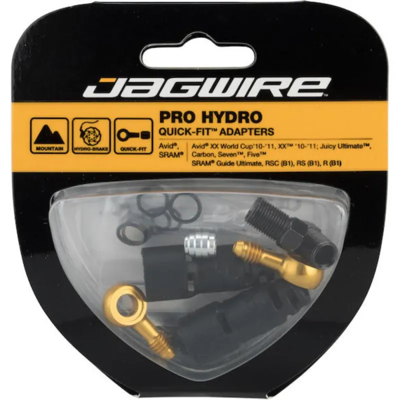 Direktkauf Jagwire Anschlussset Pro Quick-Fit Adapter für SRAM/AVID Universal Schwarz/gold - maximale Brems-Performance
