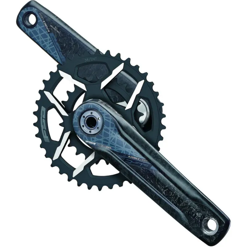 FSA Kurbelgarnitur K-Force Light MTB Modular 175 mm Schwarz - leichte High-Performance-Kurbel Neu Im Sortiment