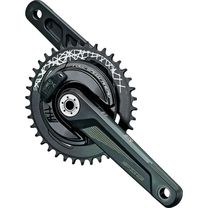 FSA Leistungsmesskurbel Powerbox MTB Alloy 1x 170 mm Schwarz - präzise MTB-Powermessung Zertifiziert