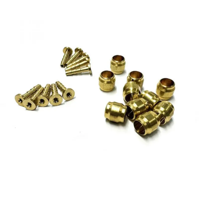 FSA Leitungsanschluss-Kit Olive + Pin für Hydraulikleitung Messing - sichere Bremsleistung Must-Have