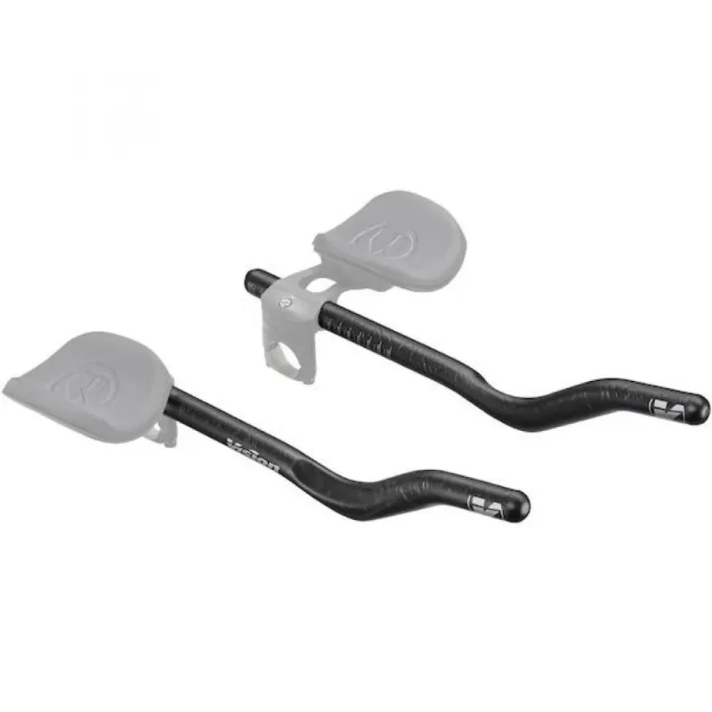 Zertifiziert Vision Extensions für Metron TFA 385 mm Schwarz - aerodynamische Vollcarbon-Aufsätze