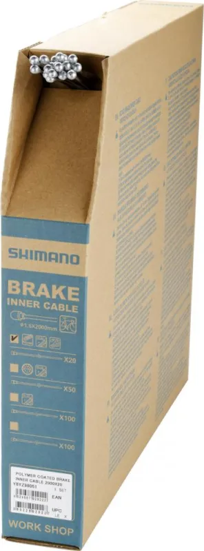 SHIMANO Bremszug DURA-ACE polymerbeschichtet - 20 Stück, Radsport, 884 g Beliebt