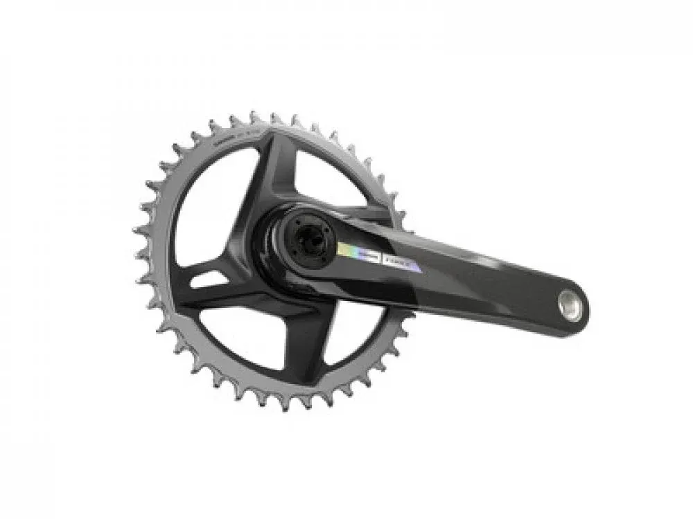 Begrenztes Angebot SRAM Force AXS Kurbelgarnitur 177,5 mm 40T 1x12 - leichte Carbon-Performance für Road