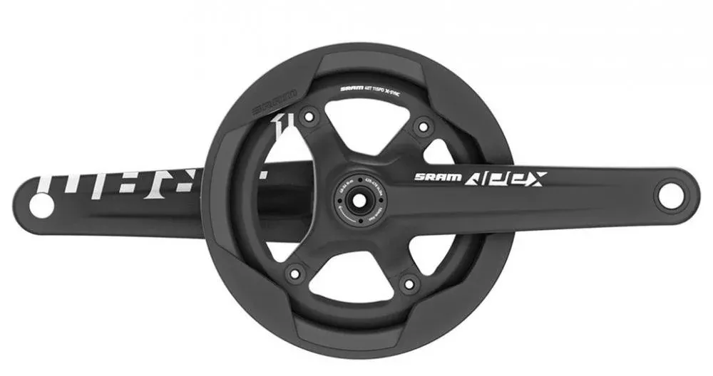 Kostenloser Rückversand SRAM Kurbelsatz Apex 1 172,5 mm 1x11 Road - zuverlässige 1-fach Performance für Rennrad und Gravel