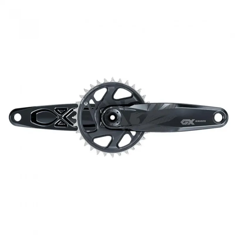 Angebot SRAM GX Eagle DUB Kurbelgarnitur 170mm 32T lunargrau 55 mm - robuste MTB-Performance