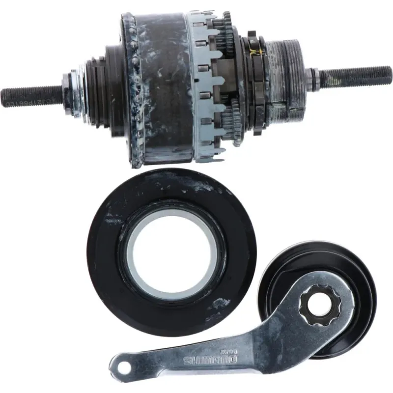 SHIMANO Getriebeeinheit für SG-C6061-8CD 187 mm Achslänge inkl. Bremsarm und Staubkappe - 6061-8, 187 mm Kostenloser Rückversand