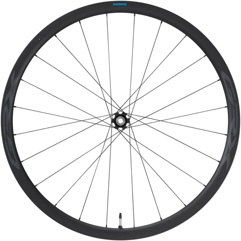 Markenprodukt SHIMANO Vorderrad GRX WH-RX870 700C Laufrad - 28 Zoll Carbon Road/Gravel Scheibenbremse 24 Loch Center-Lock 100x12 mm