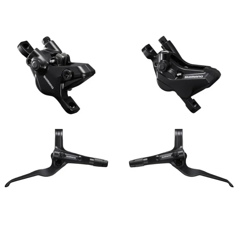 Jetzt Kaufen SHIMANO Set Scheibenbremse Vorderradbr. MT401 Hinterradbr. BRMT420 SHIMANO Logo