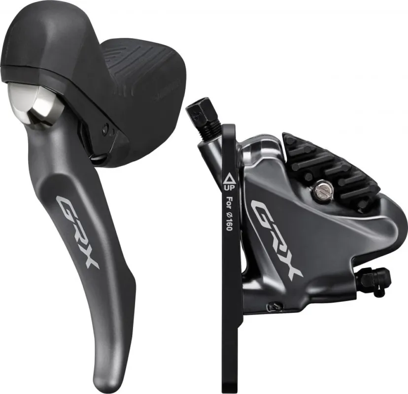 Super-Preis SHIMANO Scheibenbremse GRX RX810/RX810 VR für absenkbare Sattelstützen - Hydraulisch, Flat Mount, ca. 873 g