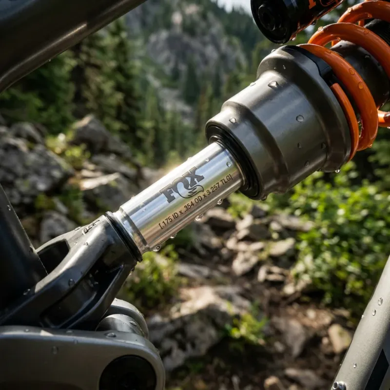 Aktuell FOX Shaft (T) [.175 ID x .354 OD x 3.257 TLG] - präziser Dämpfer-Schaft aus AL 7075-T6