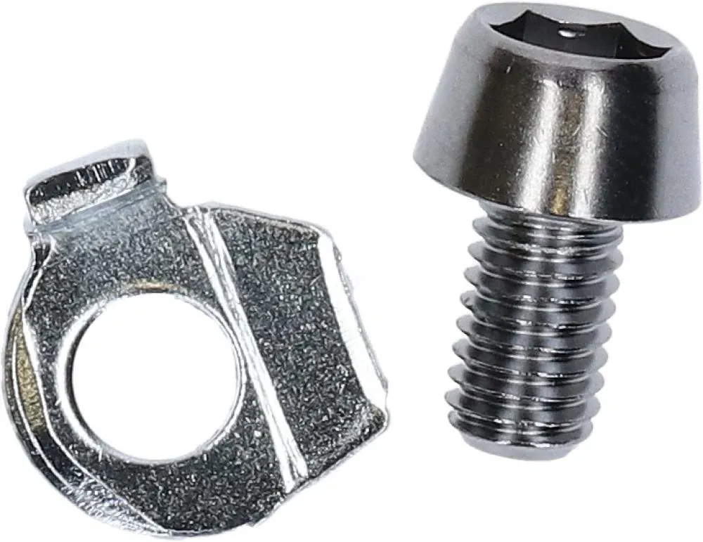 Letzte Chance SHIMANO Kabel-Befestigungsschraube für FD-M592 M5 x 18 mm inkl. Gegenplatte - 18 mm