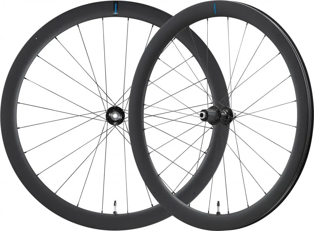 SHIMANO Laufradsatz WH-RS710 C46 TL - 28 Zoll, Rennrad, Scheibenbremse, Tubeless Ready 28" 24 Loch Center-Lock 100x12 mm Schnäppchen