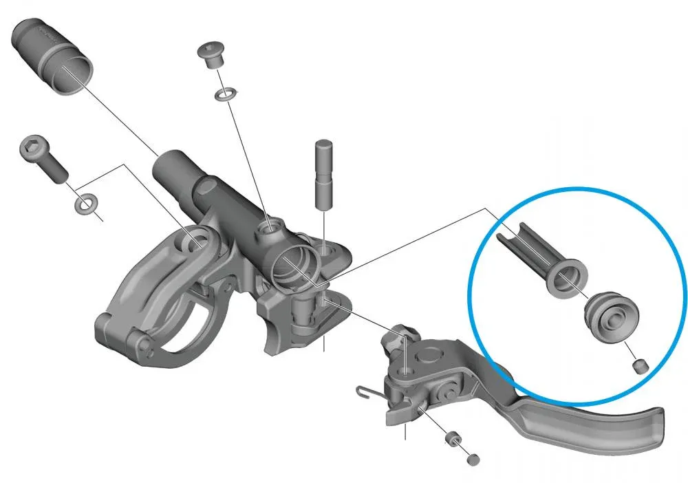Preiswert SHIMANO Membran-Einheit BL-M9120 - Ersatzmembran für hydraulische Scheibenbremse, 6 g