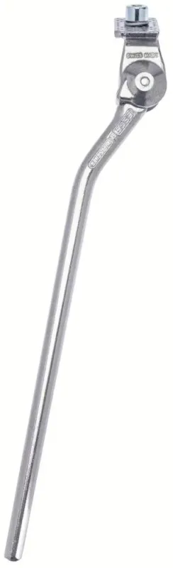Garantierte Lieferung PLETSCHER Seitenständer ESGE 28 Zoll silber poliert - Aluminium-Druckguss, Ständerplatte 305 mm, mit Innensechskantschraube M10 x 20 und Federring, langlebig für Erstausrüstung
