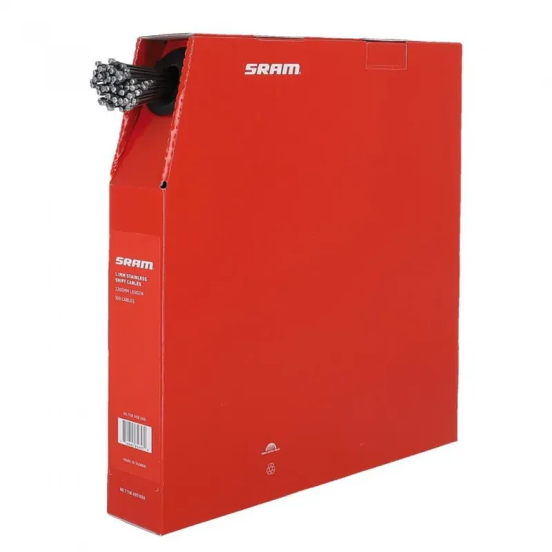Sonderangebot SRAM Schaltzüge 100 Stk. Werkstattpack - langlebige Schaltzüge aus Edelstahl