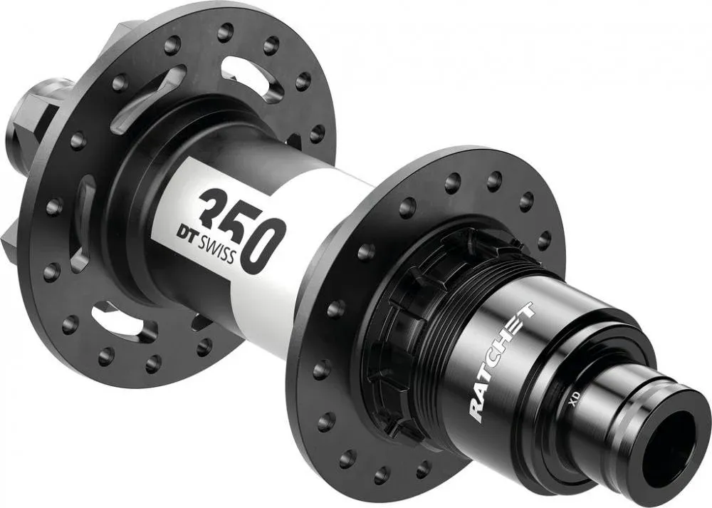 DT Swiss Nabe MTB HR 350 Classic 28 Loch Schwarz - zuverlässige Boost-Hinterradnabe Neu