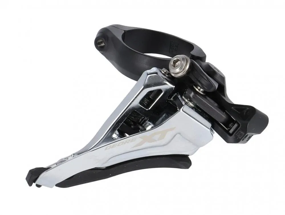 SHIMANO DEORE XT FD-M8100 Umwerfer 2-fach Schelle mittig Front-Pull - präzise MTB-Schaltperformance Highlight