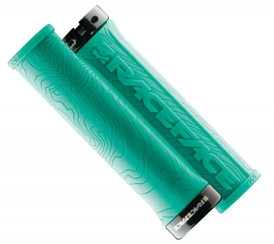 Race Face Half Nelson Single Clamp Lock-On Griff 29 mm türkis - maximaler Grip bei Minimalgewicht Must-Have