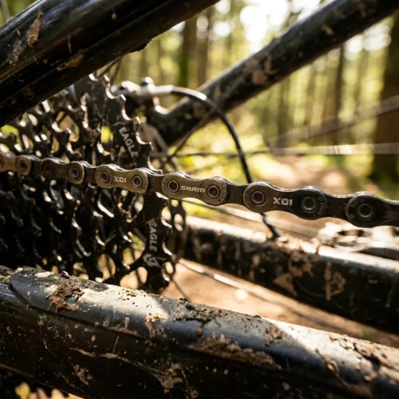 SRAM X.01 Eagle Transmission 12-fach Kette schwarz 126 Glieder - maximale Schaltperformance für MTB Begrenztes Angebot