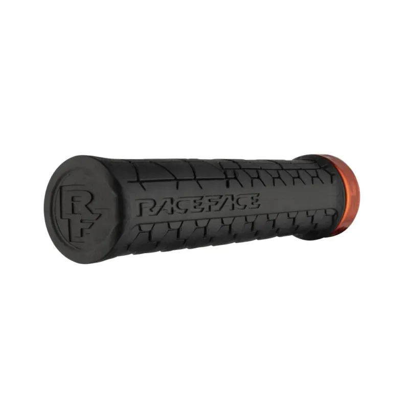 Aktuell Race Face Getta Grip Lock-On Griff, 33mm, orange/schwarz - sicherer Halt für anspruchsvolle Trails