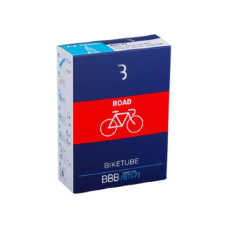 Geprüft BBB Cycling Schlauch BikeTube SuperLite FV 60mm 700x20/28C schwarz - leichter Performance-Rennradschlauch