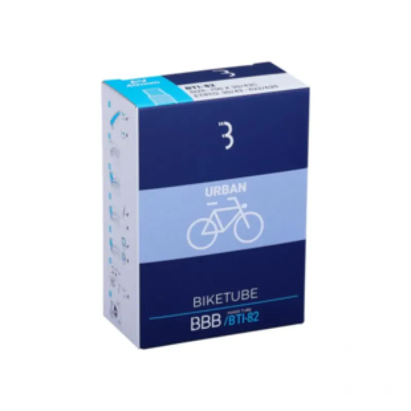 BBB Cycling Schlauch DV/EP 28x1.1/2 schwarz 28x1.1/2 - zuverlässiger Fahrradschlauch für Alltag und Tour Sonderaktion