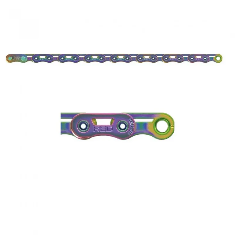 SRAM Kette PC RED AXS E1 114 rainbow - ultraleicht, haltbar und effizient Expressversand