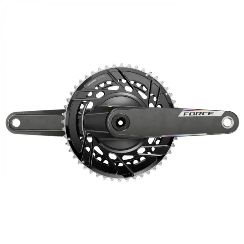 SRAM Quarq Force E1 Powermeter Kurbelgarnitur 175mm 50-37T - Präzise Leistungsmessung Expressversand